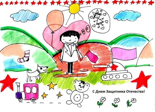 Дитячі вірші до 23 лютого
