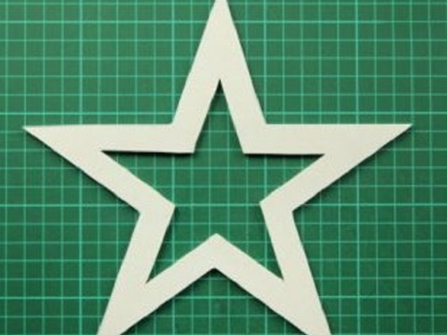 Як зробити паперову зірку