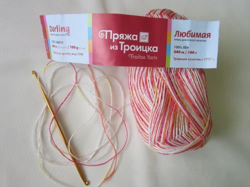 Літній топ для дівчинки гачком
