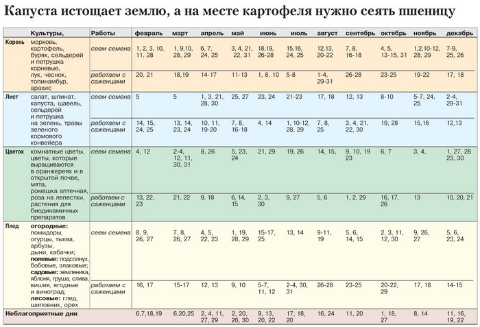 Місячний календар садівника-городника на жовтень 2015