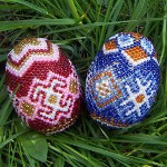 Великодні яйця з бісеру
