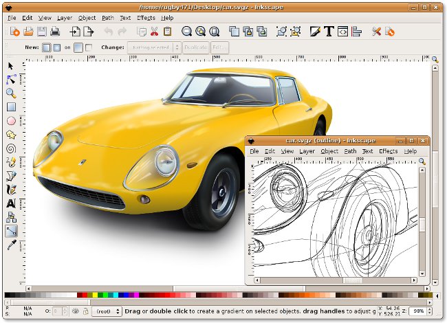 Inkscape: безкоштовний векторний редактор
