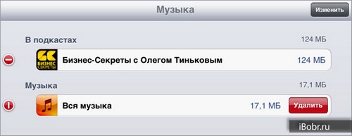 Як можна видалити аудіозаписи з айфона