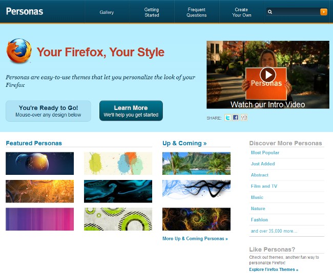 Теми для Mozilla Firefox 4.0