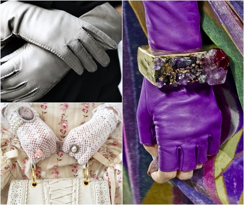 Модні жіночі рукавички весна-літо 2013, фото