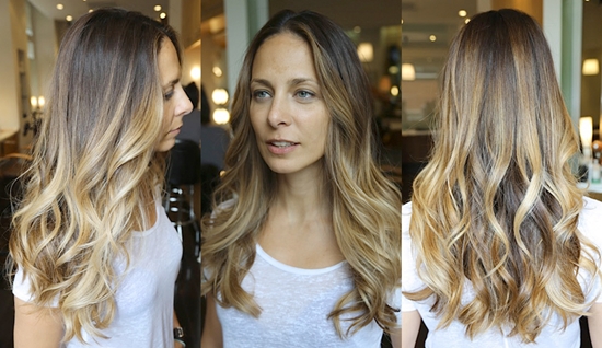Фарбування волосся в два кольори: фото до і після