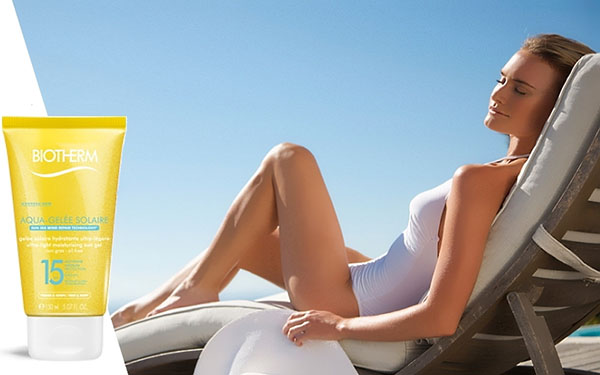 Пляжна лінія Biotherm Aqua-Gelée Solaire для бархатистою шкіри