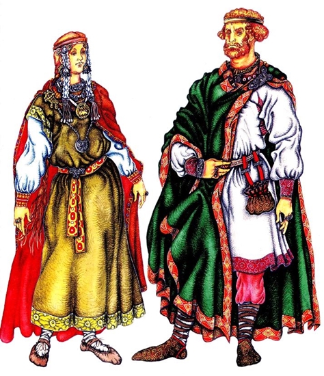 Давня Русь - одяг
