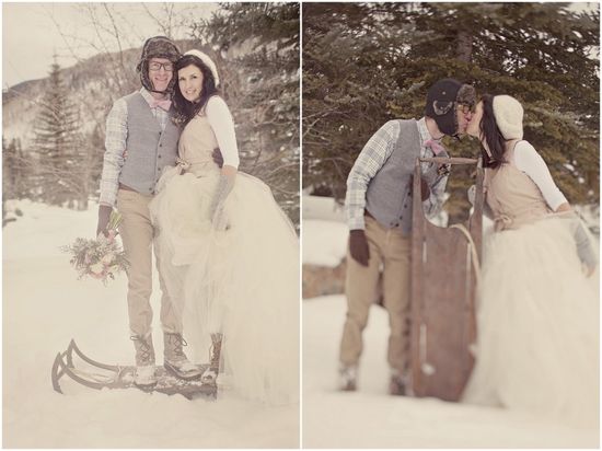 Ідеї ​​весільної фотосесії взимку