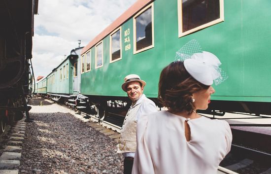 Весільна фотосесія в ретро стилі
