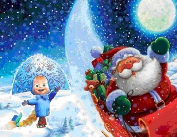 Сценарій дитячого Нового року 2017 для дитячого садка і школи - смішний, театралізований, за казками, мюзикл