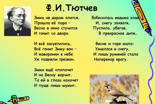 Вірші про весну російських поетів