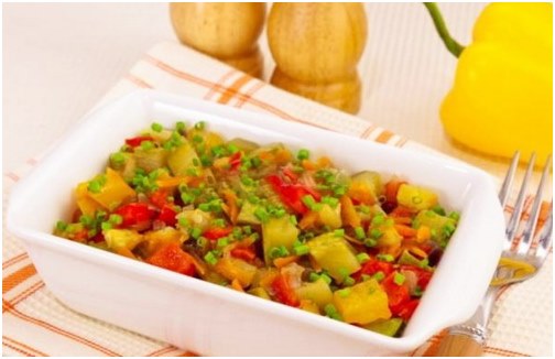блюдо з кабачками