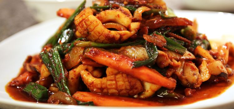 Кальмари по-корейськи