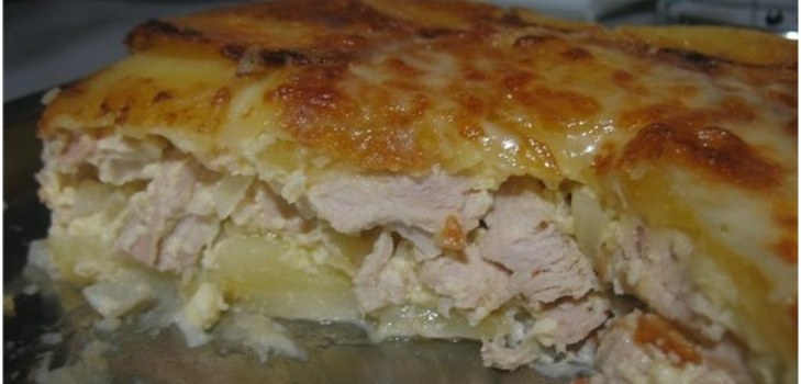 картопля з м'ясом