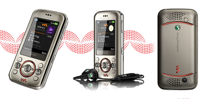 Sony Ericsson Walkman W395 Мобильный телефон